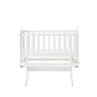 Obaby Gliding Crib + Mattress - White
