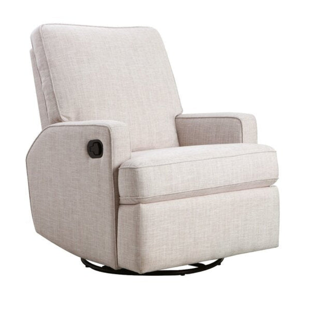 Obaby Madison Swivel Glider Recliner Chair Oatmeal