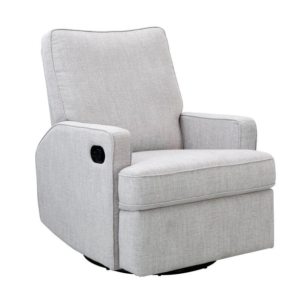 Obaby Madison Swivel Glider Recliner Chair Pebble