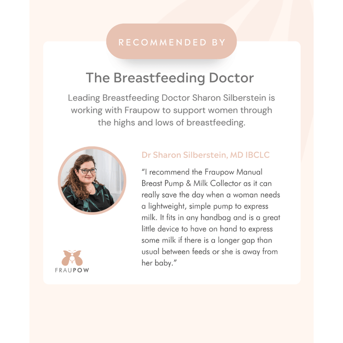 Fraupow Silicone Manual Breast Pump and Milk Collector