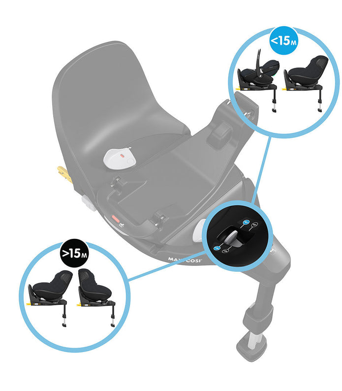 Maxi-Cosi® Pebble 360 Pro² Car Seat & FamilyFix 360 Pro ISOFIX Base Bundle (Free Car Seat Adaptors)