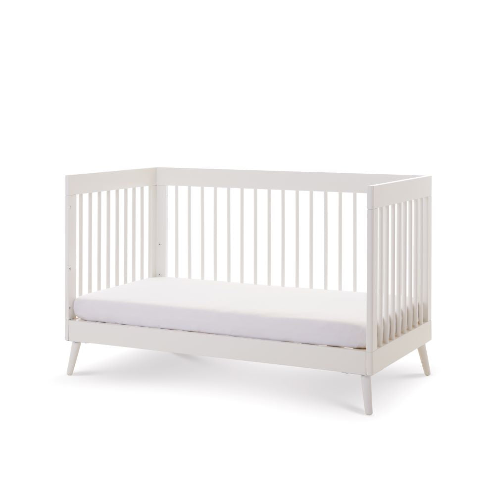 Maya Scandi  Cot Bed Nordic White