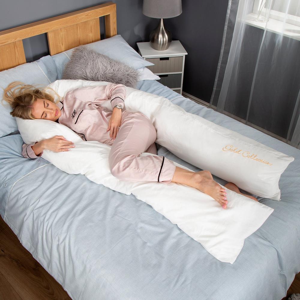 Mother & Baby Organic Cotton 12ft Deluxe Body and Baby Support Pillow