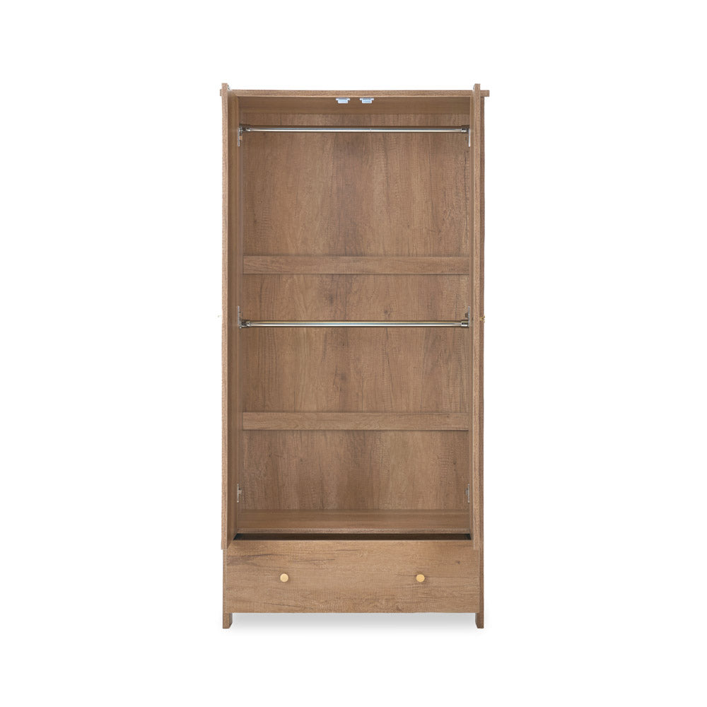 Obaby Nika Double Wardrobe-Armoires & Wardrobes-Parent Studio