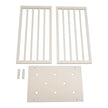 Stokke Nighti Bed Extension Kit components in Vanilla White finish — Available from Parent 