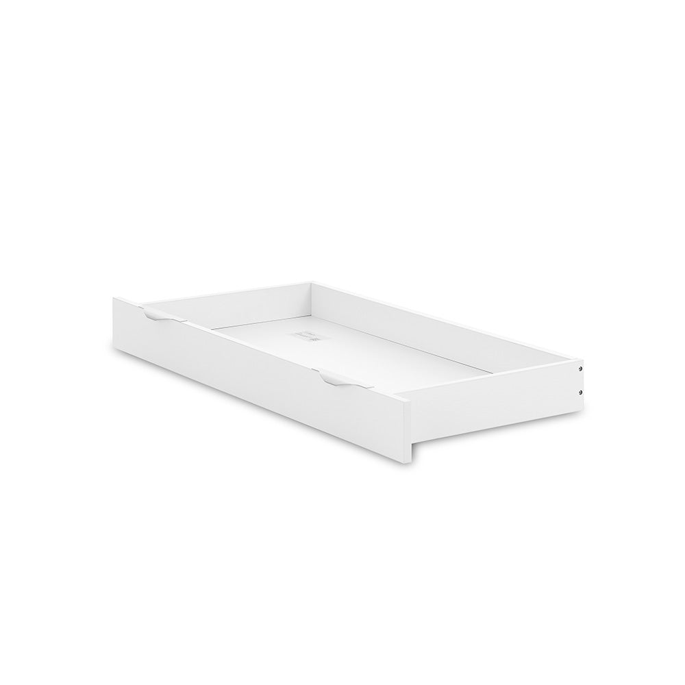 Nika Mini Cot Bed & Underdrawer White Wash Parent Studio