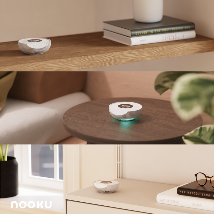 Nooku Mini Air Quality Monitor for Accurate Environmental Insights