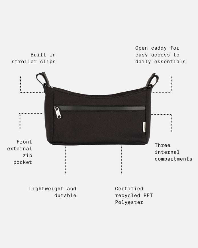 Finnsøn Odin Pram Caddy / Buggy Organiser (with Stroller Attachment)