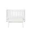 Obaby Gliding Crib + Mattress - White