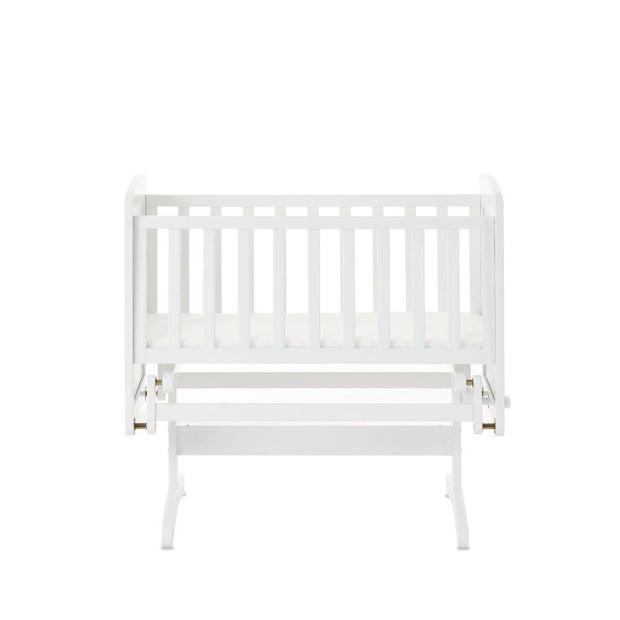 Obaby Gliding Crib + Mattress - White