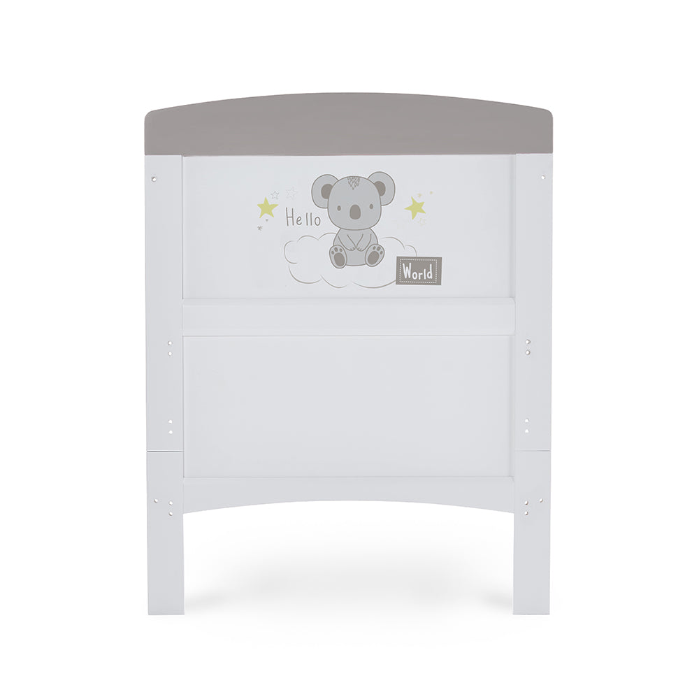 Obaby Grace Inspire Cot Bed - Unicorn/Rabbit/Koala