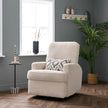 Obaby Madison Electric Swivel Glider Recliner Nursing Chair - Teddy Fabric
