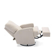 Obaby Madison Electric Swivel Glider Recliner Nursing Chair - Teddy Fabric