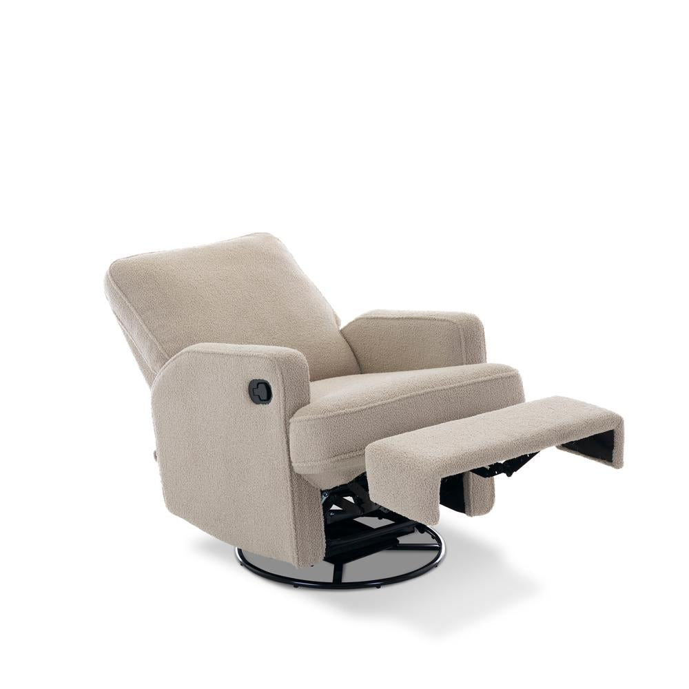 Obaby Madison Swivel Glider Nursing Chair Recliner - Teddy Fabric
