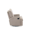 Obaby Madison Swivel Glider Nursing Chair Recliner - Teddy Fabric