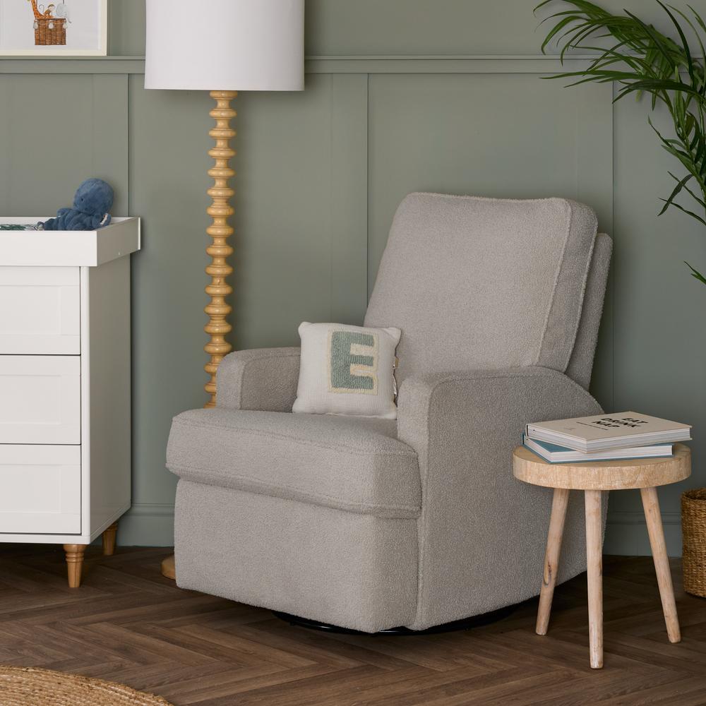 Obaby Madison Swivel Glider Nursing Chair Recliner - Teddy Fabric
