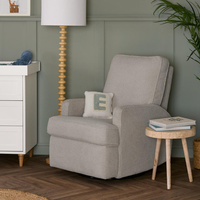 Obaby Madison Swivel Glider Nursing Chair Recliner - Teddy Fabric