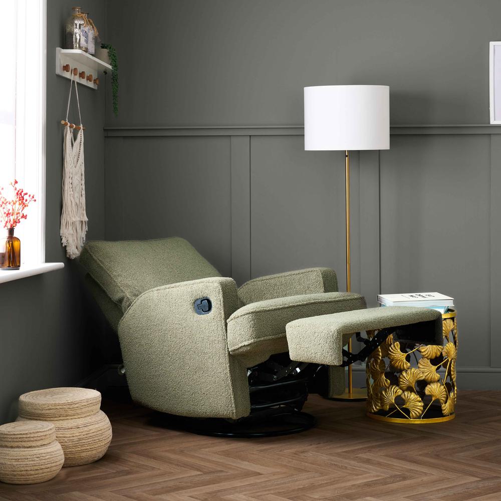 Obaby Madison Swivel Glider Nursing Chair Recliner - Teddy Fabric