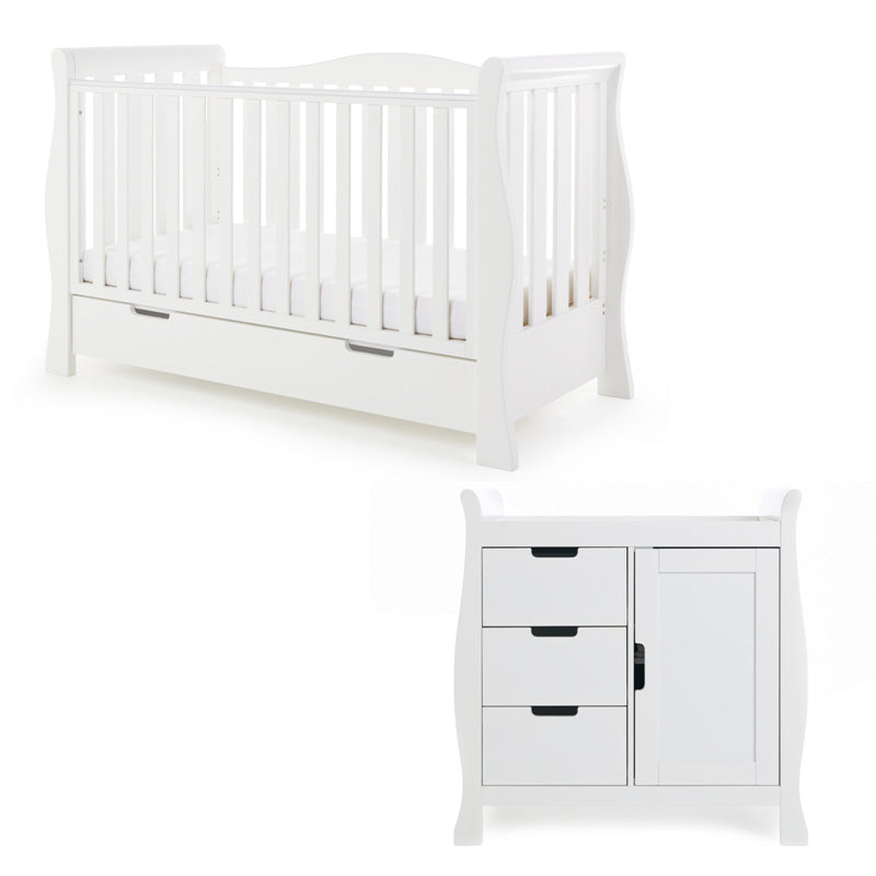 Obaby Stamford Luxe Sleigh 2 Piece Room Set