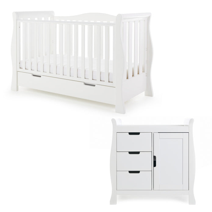 Obaby Stamford Luxe Sleigh 2 Piece Room Set