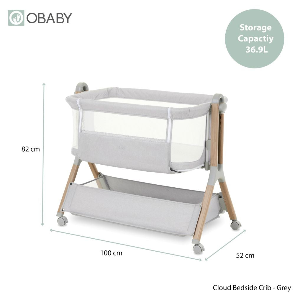 Obaby Cloud Bedside Crib
