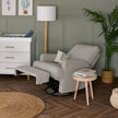 Obaby Madison Electric Swivel Glider Recliner Chair - Teddy Fabric