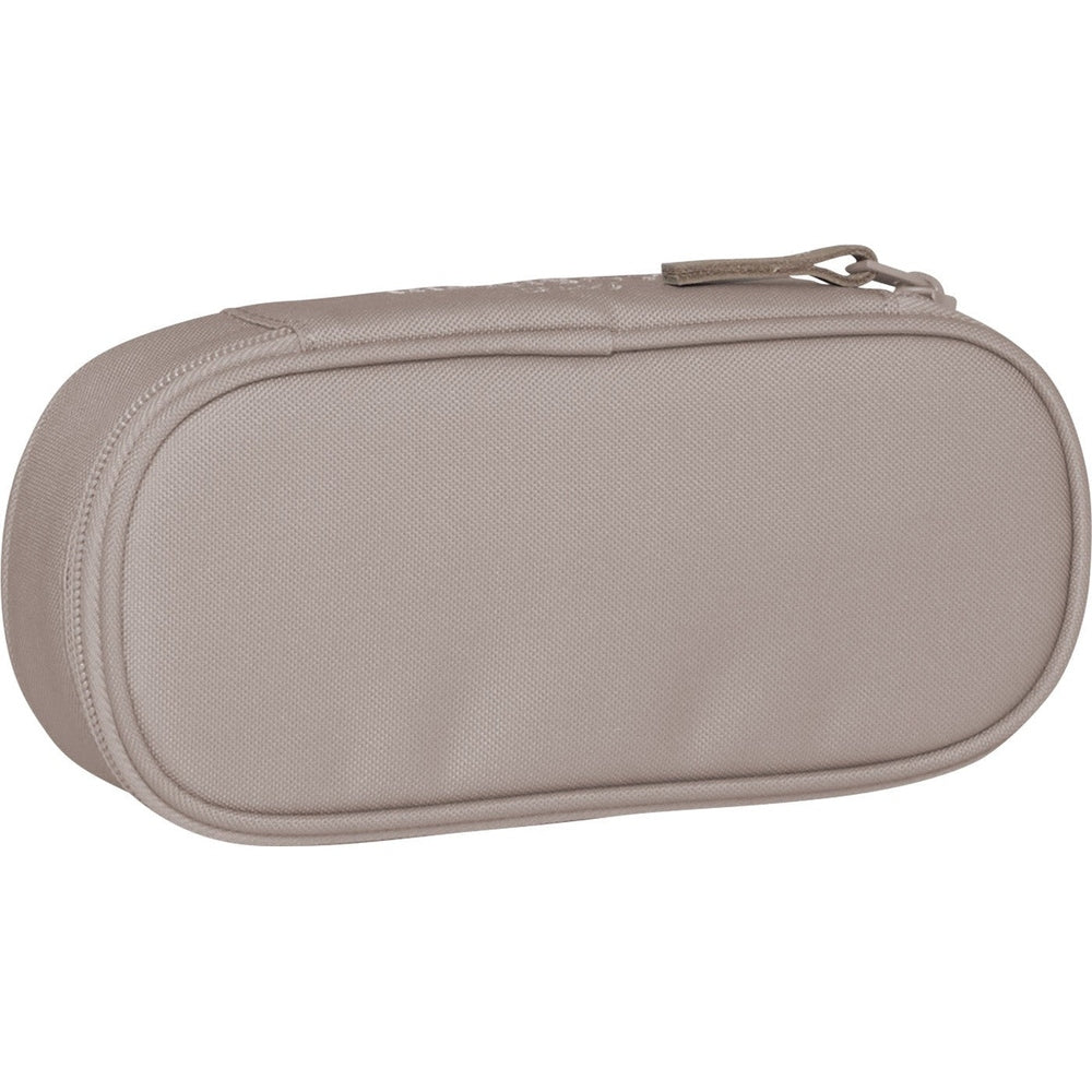 Oval pencil case, Beige