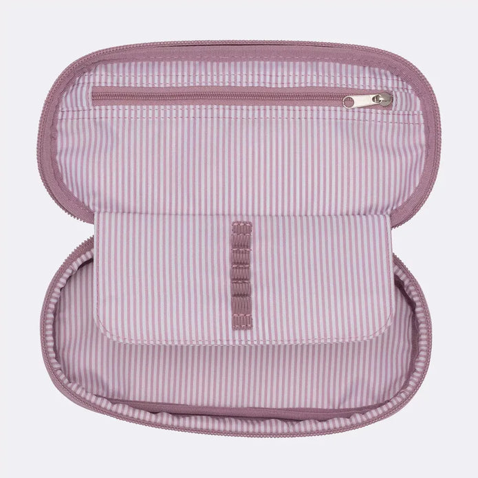 Oval pencil case, Organic Purple