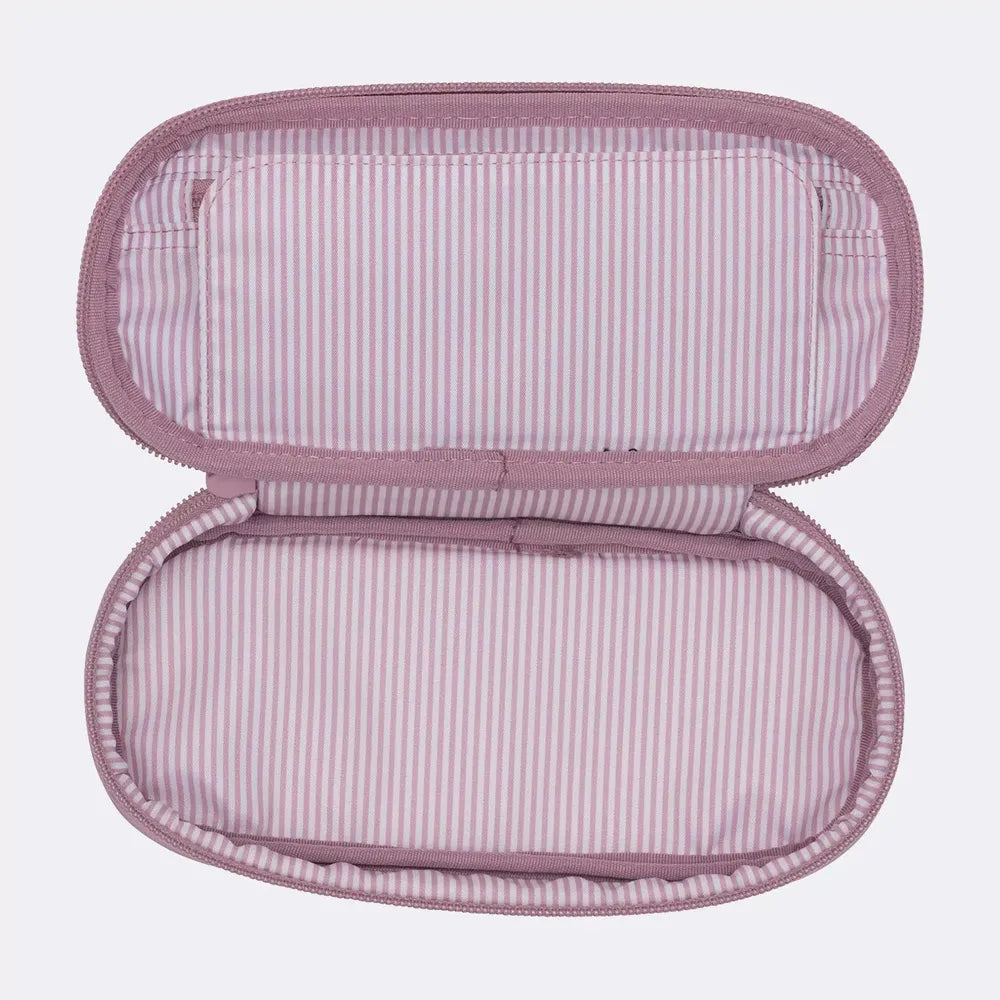 Oval pencil case, Organic Purple