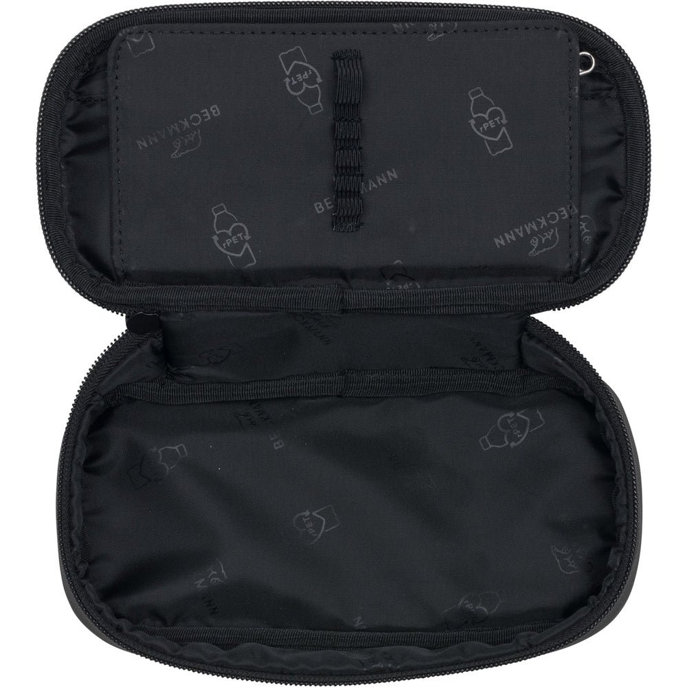 Oval pencil case Sport Junior, Black Coated