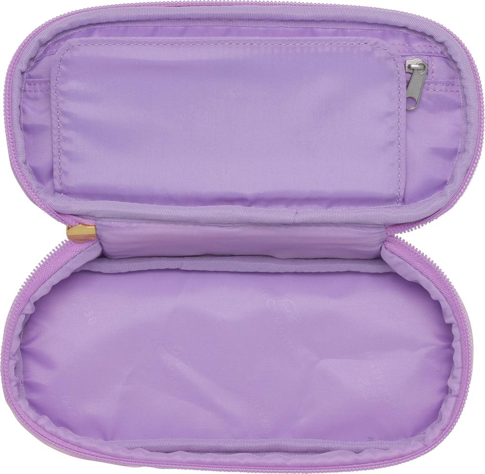 Oval pencil case, Unicorn Princess Purple