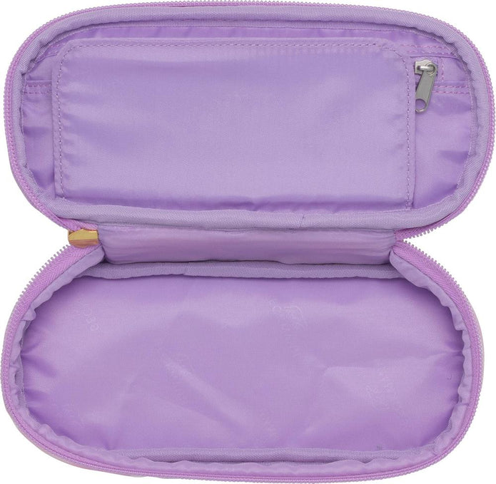 Oval pencil case, Unicorn Princess Purple