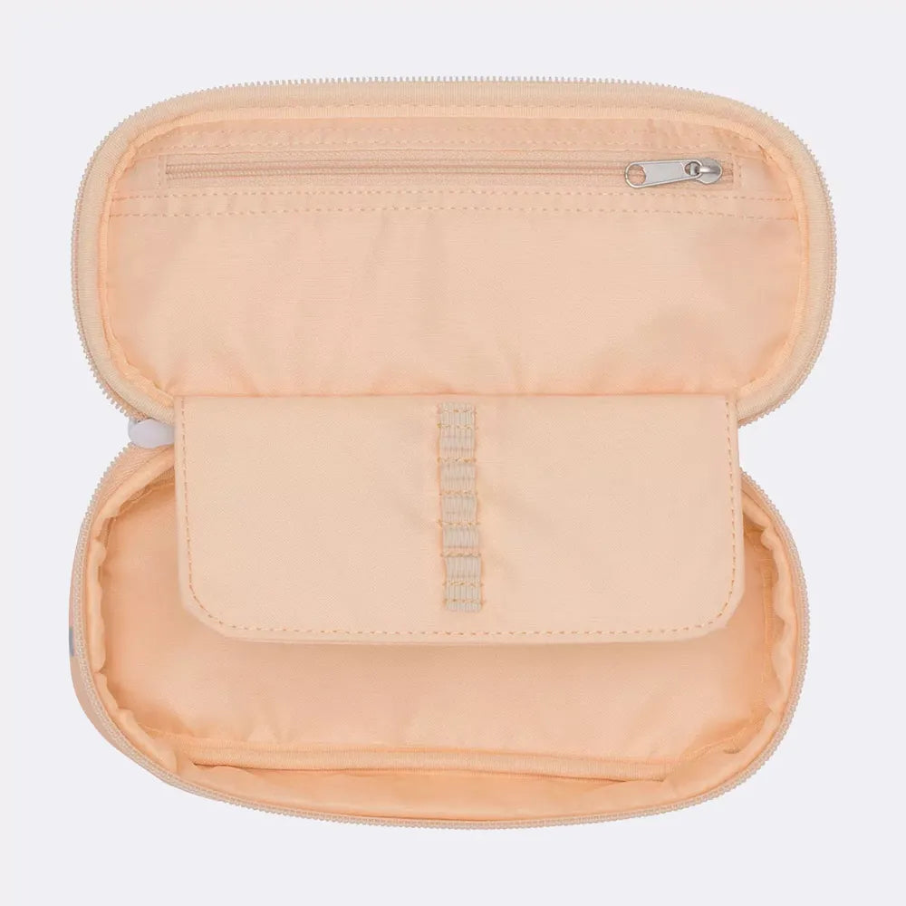 Oval pencil case, Yellow Heart