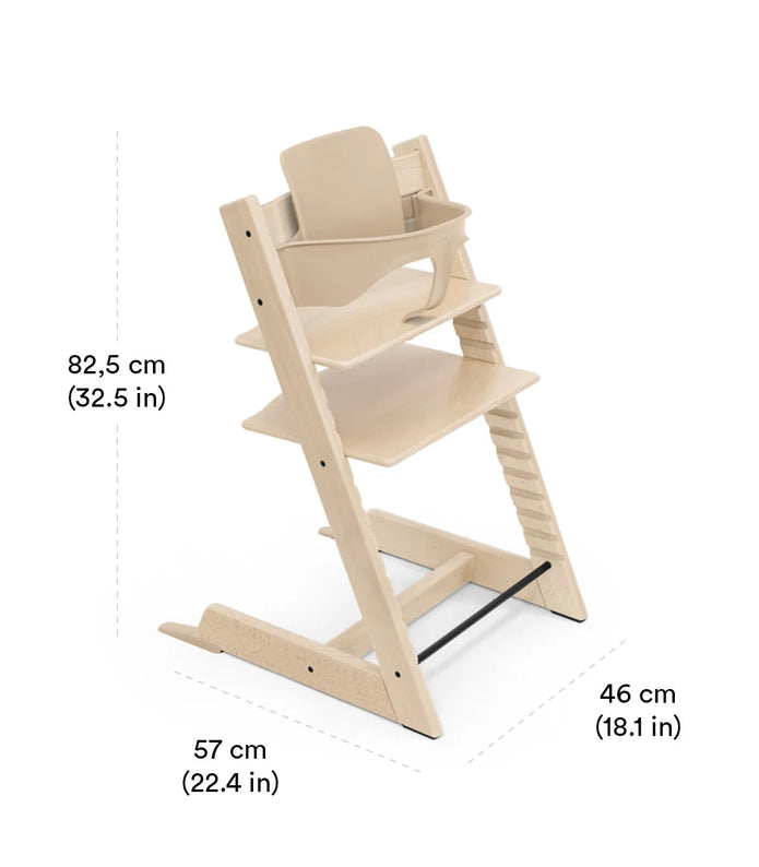 Tripp Trapp® High Chair Bundle Beech Wood