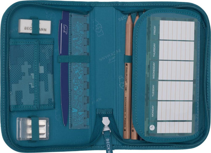 Single section pencil case w/content, Jungle game