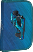 Single section pencil case w/content, Racing
