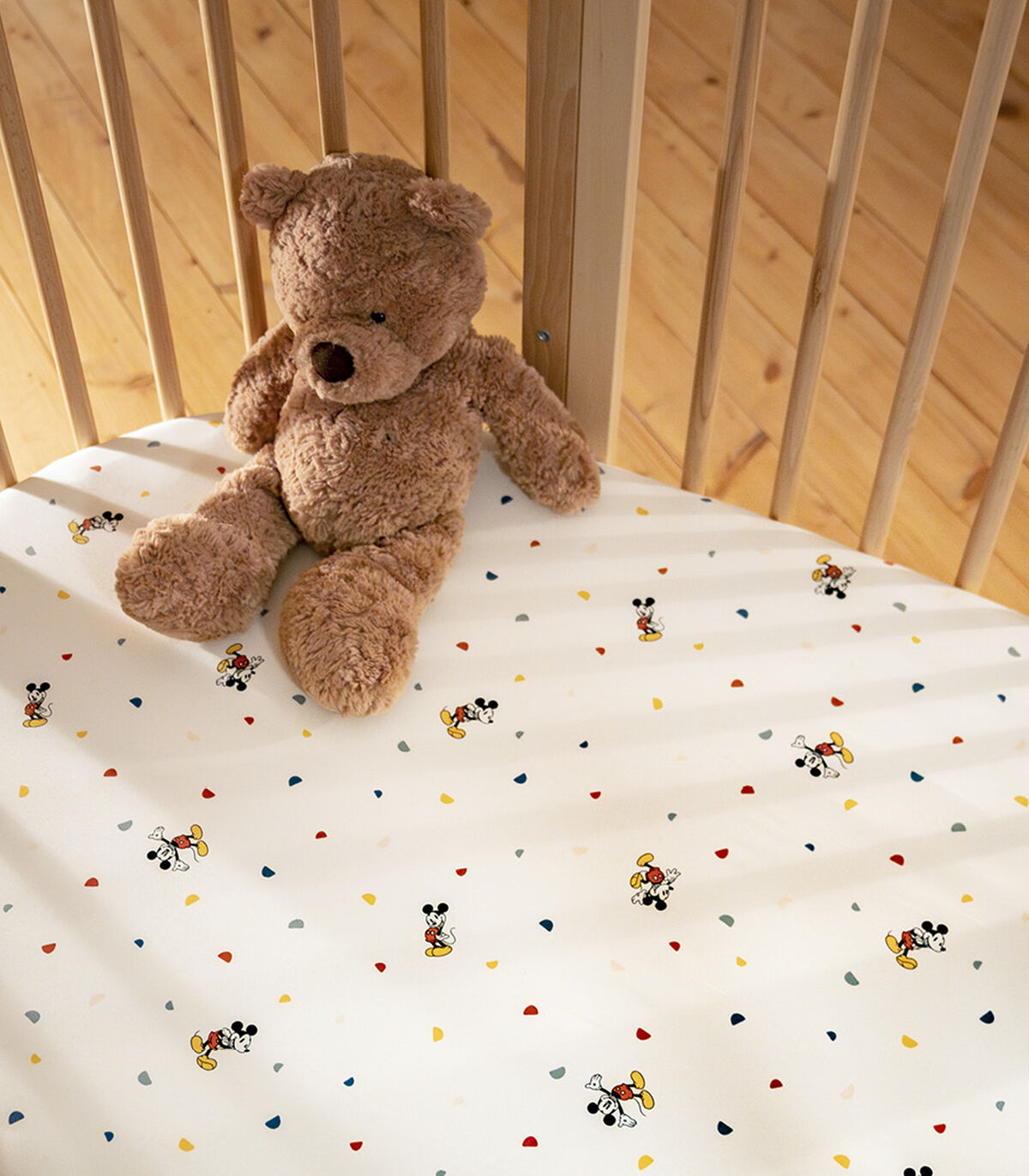 Stokke® Sleepi™ Bed Fitted Sheet V3  NEW - Mickey Celebration