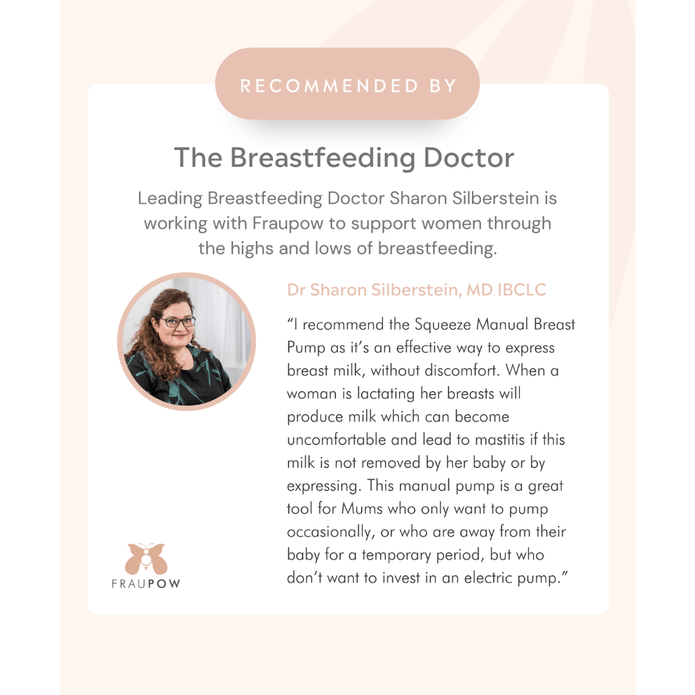 Fraupow Squeeze Manual Breast Pump