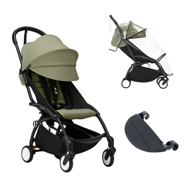 Stokke® YOYO³ 6+ Compact Stroller Essential Bundle for Children 6 Months and Up
