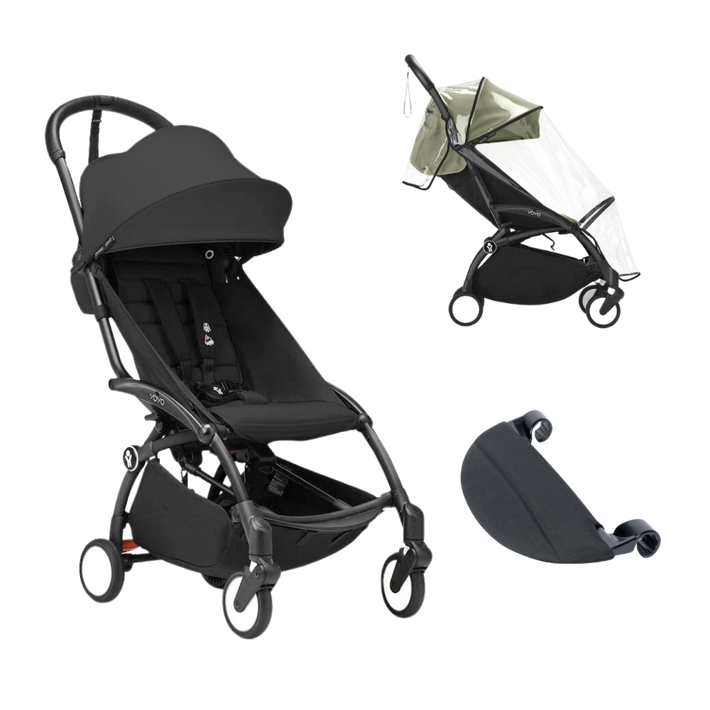 Stokke® YOYO³ 6+ Compact Stroller Essential Bundle for Children 6 Months and Up