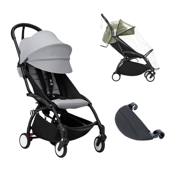 Stokke® YOYO³ 6+ Compact Stroller Essential Bundle for Children 6 Months and Up