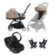 Stokke® YOYO³ Compact Stroller - 6+ Seat, Newborn Shell & Car Chair Travel System Bundle