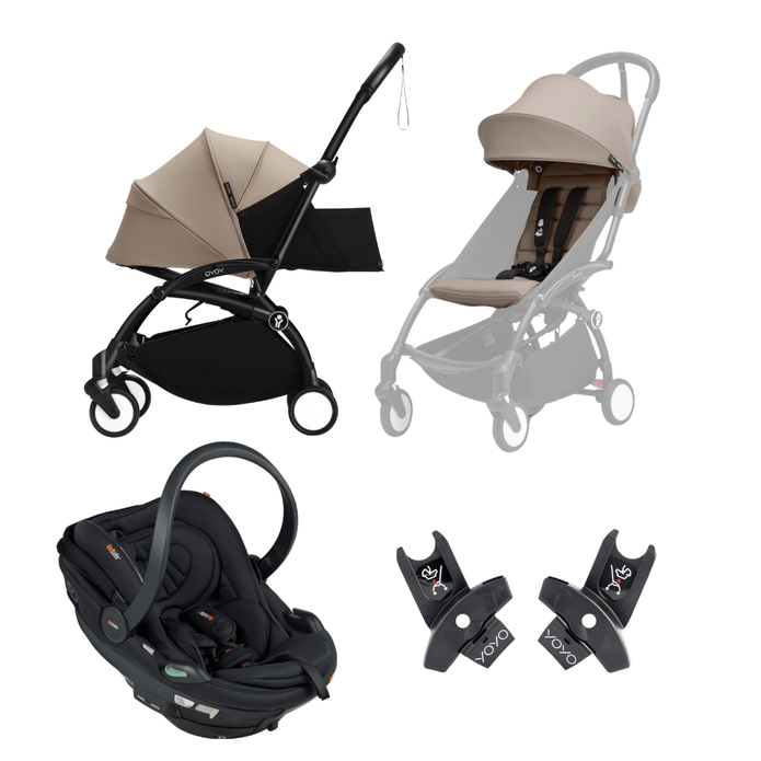 Stokke® YOYO³ Compact Stroller Bundle - 6+ Seat, 0+ Newborn Pack & Car Chair Travel System