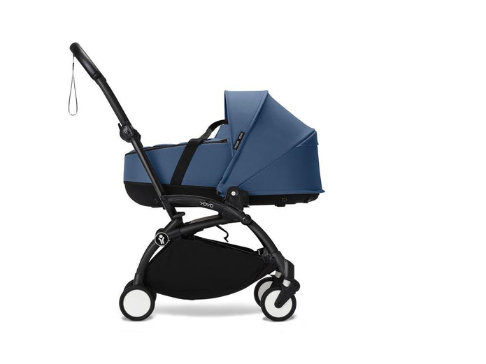 Stokke® YOYO³ Stroller - Compact Stroller Newborn Shell to Toddler Black/Air France