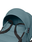 Stokke® YOYO³ Stroller - Compact Stroller Newborn Shell to Toddler Black/Aqua