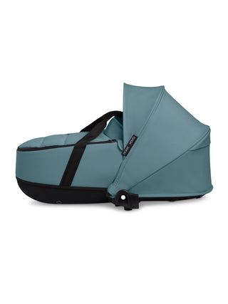 Stokke® YOYO³ Stroller - Compact Stroller Newborn Shell to Toddler Black/Aqua