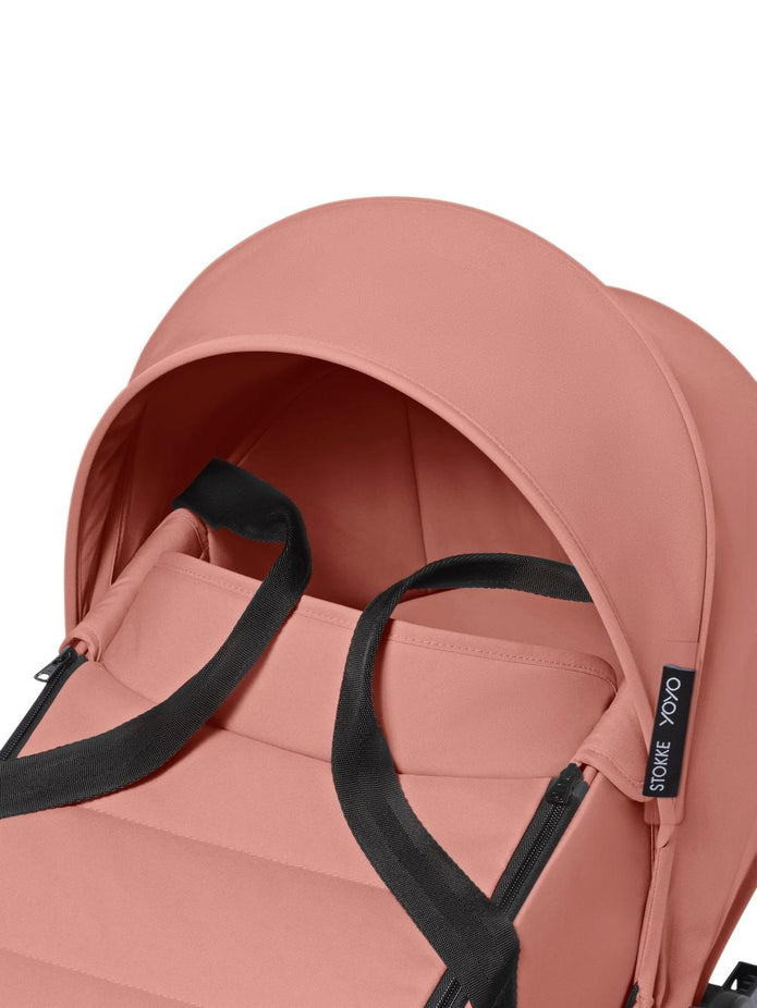 Stokke® YOYO³ Stroller - Compact Stroller Newborn Shell to Toddler Black/Ginger