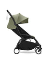 Stokke® YOYO³ Stroller - Compact Stroller Newborn Shell to Toddler Black/Olive