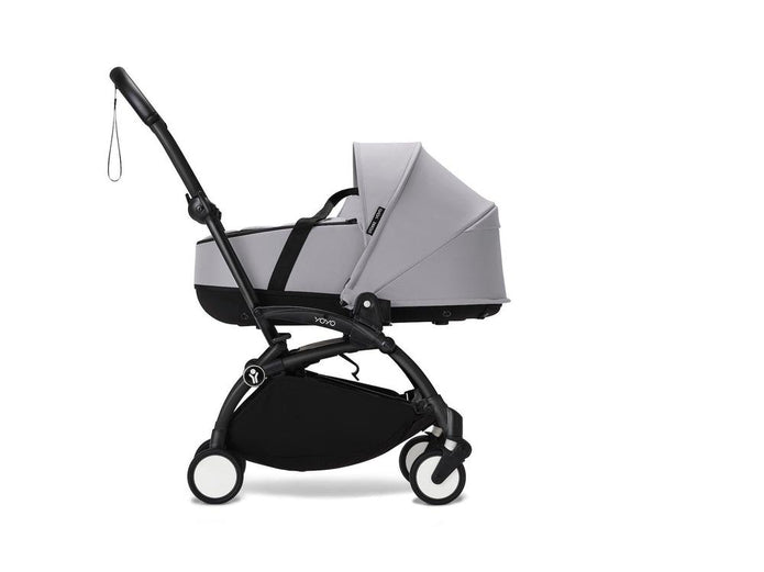 Stokke® YOYO³ Stroller - Compact Stroller Newborn Shell to Toddler Black/Stone