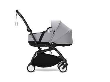 Stokke® YOYO³ Stroller - Compact Stroller Newborn Shell to Toddler Black/Stone